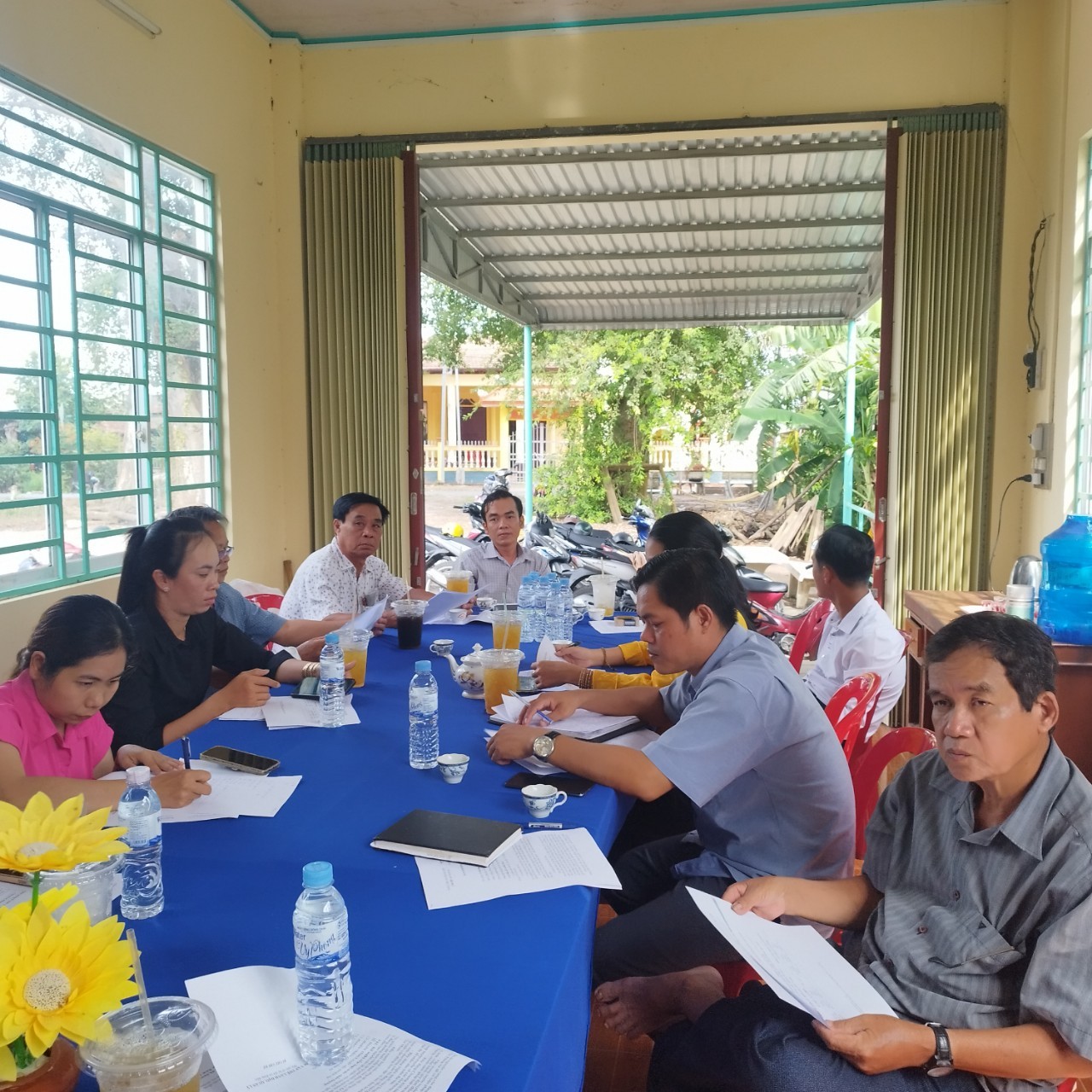 đánh giá chất lượng đảng viên ấp Vạt Lài